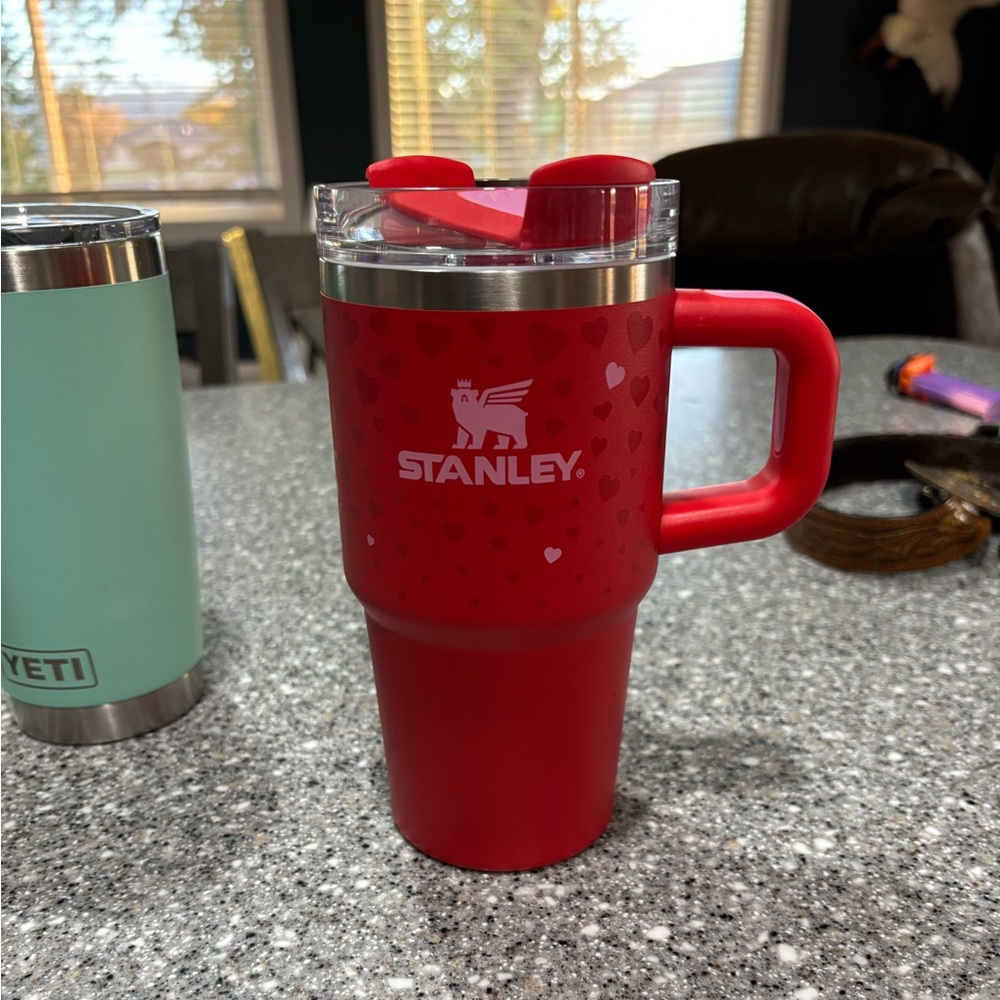 Stanley Red Heart Design Tumbler